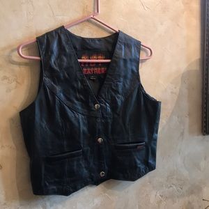 Leather vest